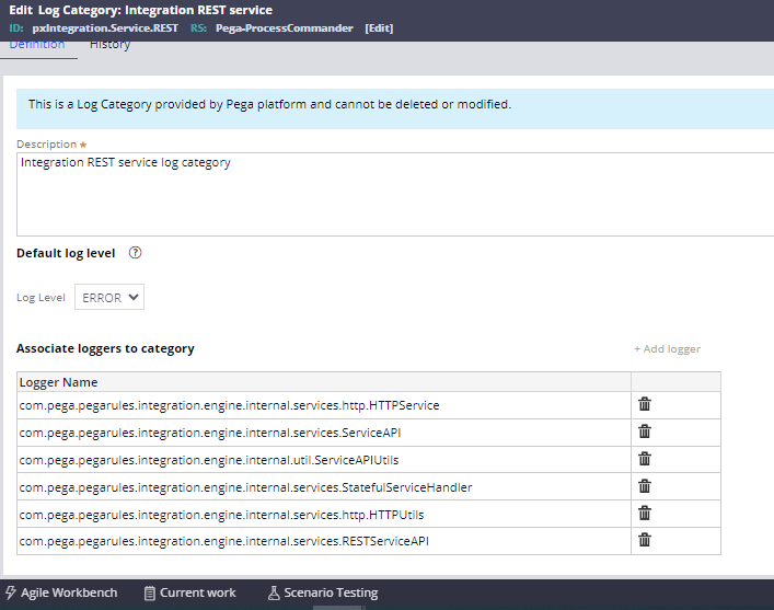 How to print HttpStatusCode (related to RuleServiceRest operations) in PegaRules logs
